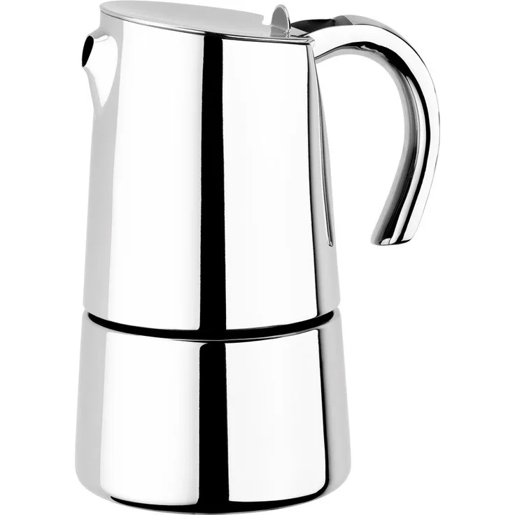BRA Bella Kaffeemaschine Edelstahl 18-10, 6 Tassen