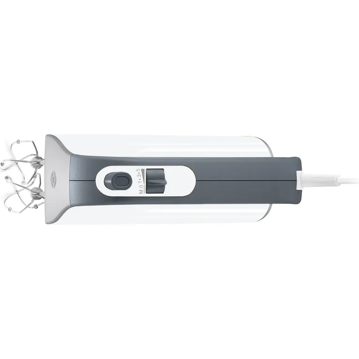 Bosch MFQ4835DE Styline, Premium-Handrührer, sehr leise, 2 Paar Rührbesen, Knethaken, Anschluss für Mixfuß, 575 W, Edelstahl, weiß – Bild 5