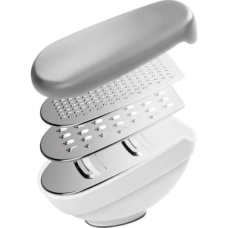 Metaltex 199709080 Box-Reibe mit Aufbewahrung, Kunststoff, Edelstahl – Bild 7