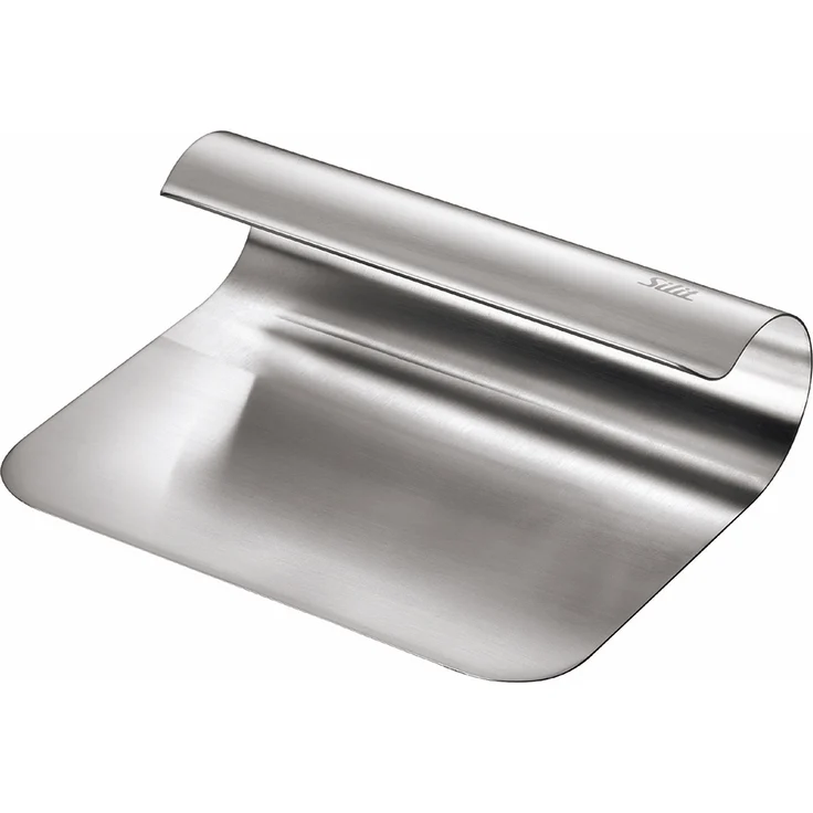 Silit Cut'n Serve Gemüseschaufel, 11 x 15 cm, Edelstahl mattiert, Universalhelfer, Spachtel für die Küche, spülmaschinengeeignet