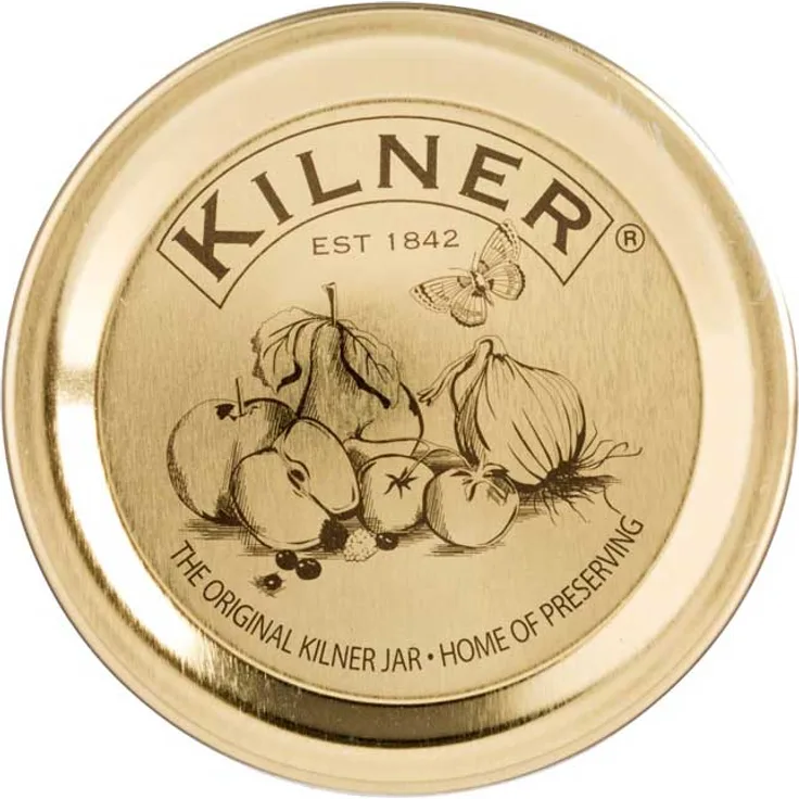 Kilner 12er Set Einmach Vakuum Dichtung, Metall, 10,2x2,5x15 cm