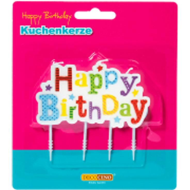 Kuchenkerze Happy Birthday