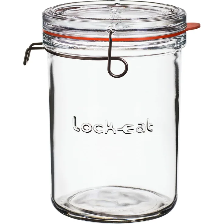 Luigi Bormioli Lock-Eat Einmachglas XL, 1L, mit Deckel