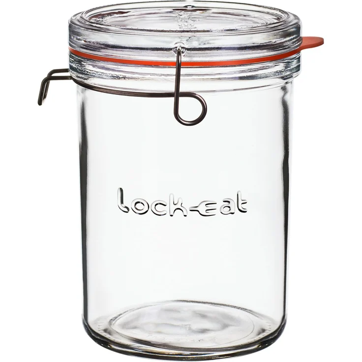 Luigi Bormioli Lock-Eat Einmachglas XL, 1L, mit Deckel – Bild 1