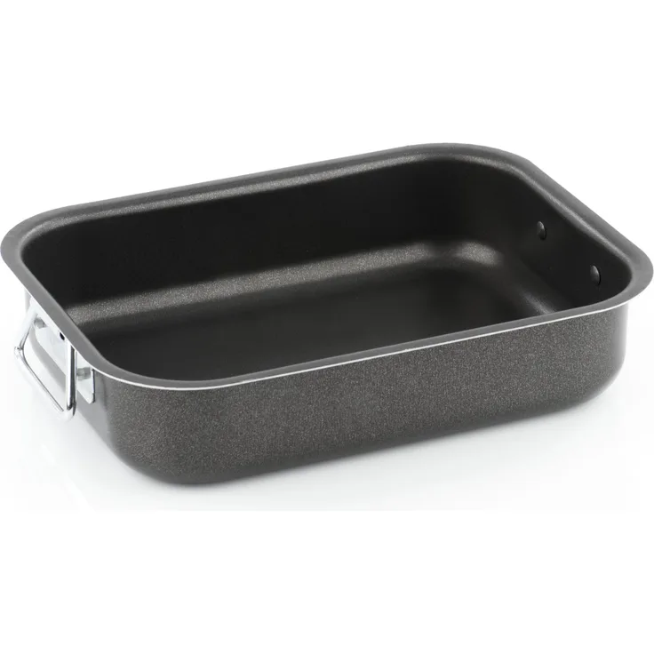 Barazzoni 80215503525 Bräter-Lasagneform aus beschichtetem Aluminium, 35 x 25 cm
