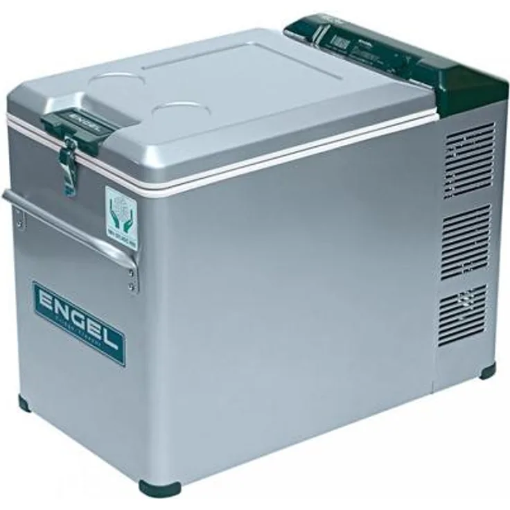 Engel MT-45-FS Kompressorkühlbox, inkl. Digitalthermometer, 12_24_230V, 40L, Energieeffizienzklasse F, grau