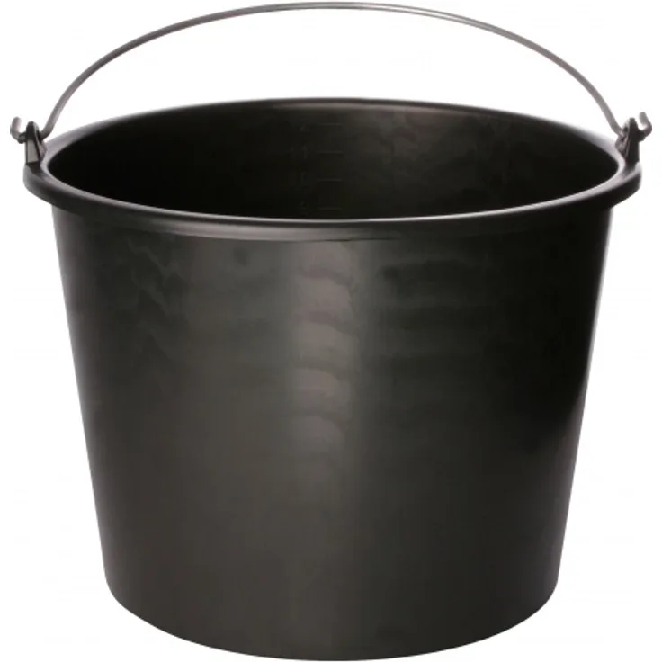 Eimer 12 Liter schwarz