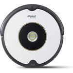 iRobot Roomba 605 Saugroboter mit 3-stufigem Reinigungssystem, Dirt Detect Technologie, Staubsauger Roboter, selbstaufladend mit Ladestation, geeignet für Tierhaare, Teppiche und Hartböden, Weiß 