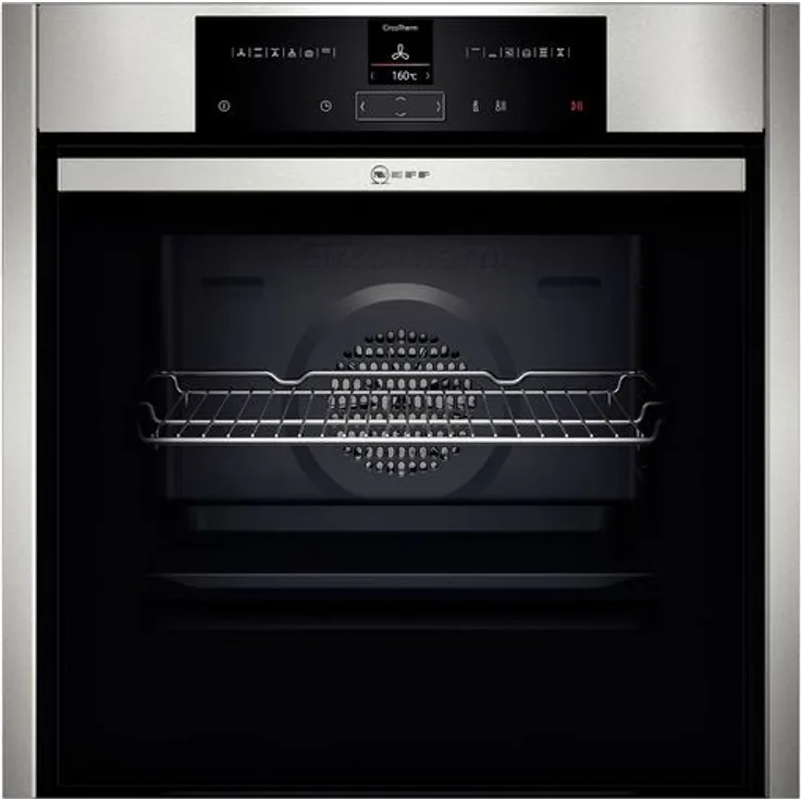Neff B55CR22N0 (BCR5522N), Backofen, A+, Einbau, elektrisch, Volumen 71 l, Breite 59,6 cm, Selbstreinigung pyrolytische Selbstreinigung, 12 Beheizarten, Kindersicherung