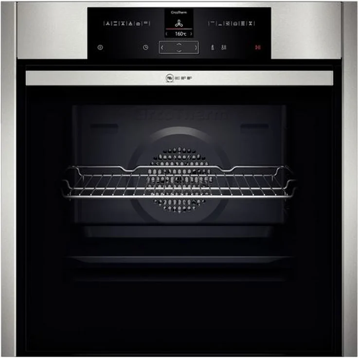 Neff B55CR22N0 (BCR5522N), Backofen, A+, Einbau, elektrisch, Volumen 71 l, Breite 59,6 cm, Selbstreinigung pyrolytische Selbstreinigung, 12 Beheizarten, Kindersicherung – Bild 1