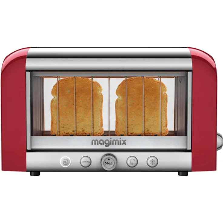 Magimix 11540 Toaster, Kunststoff, Metallisch, Rot