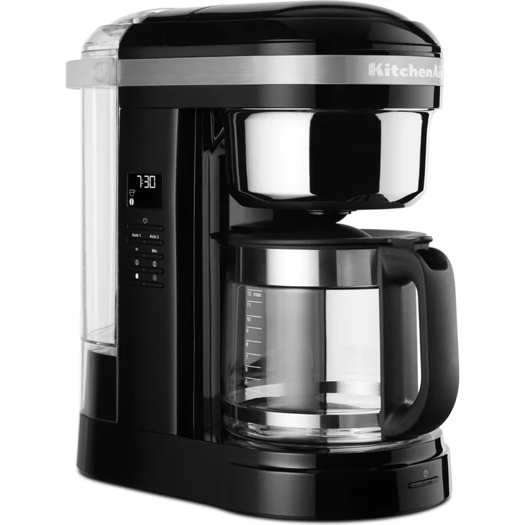 KitchenAid 5KCM1209 EOB Filterkaffeemaschine, für 12 Tassen, Glaskanne, schwarz – Bild 1