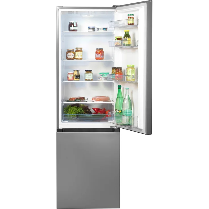 Gorenje RK 4182 PS4 Kühl-Gefrierkombination, freistehend, silber, Abtauautomatik im Kühlteil, LED, Breite 55 cm – Bild 8