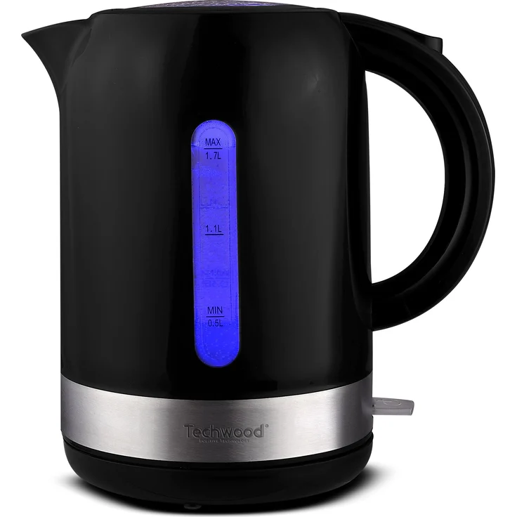 TECHWOOD Wasserkocher electrque 1,7 l, 1.7 L, schwarz – Bild 1
