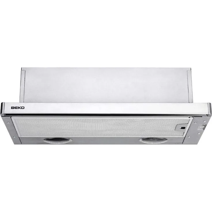 Beko CTB 6250 XH, Motorhaube, ausziehbar, Breite: 59.8 cm, Tiefe: 28 cm, Abzug & Umluft, rostfreier Edelstahl