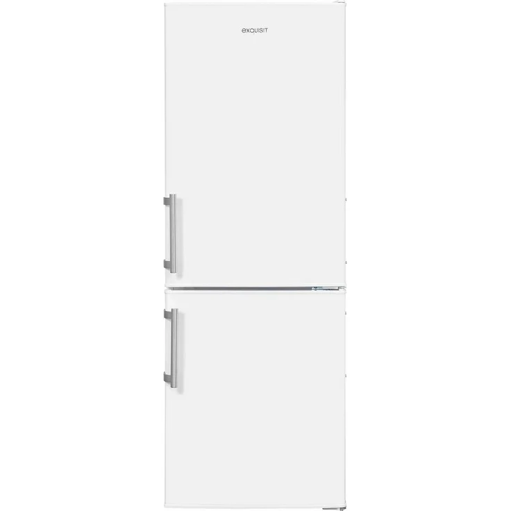 Exquisit KGC233-60-HE-040D Kühl-Gefrierkombination, freistehend, weiß, Höhe 142.2 cm, Breite 50 cm – Bild 1
