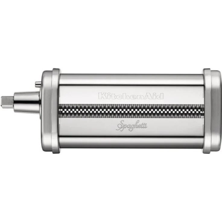 KitchenAid 5KSMPRA Nudelvorsatz, 3-teiliges-Set, Pasta-Roller, Fettuccineschneider, Spaghetti-Walze, aus Edelstahl – Bild 3