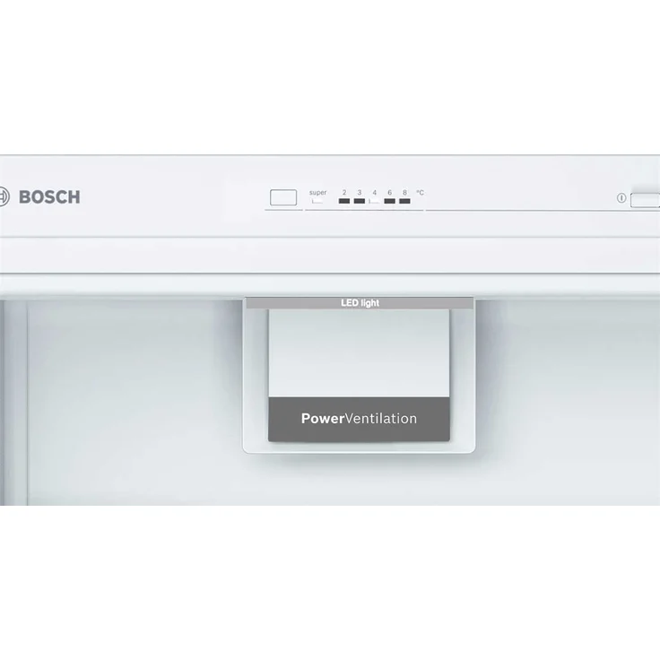 Bosch KSV36VWEP Kühlschrank, freistehend, weiß, LED, Breite 60 cm, Energieklasse E – Bild 4