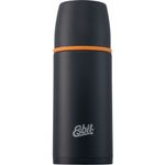 Esbit Isolierflasche, 0,5L, aus Edelstahl, inkl. zwei Trinkbecher, schwarz