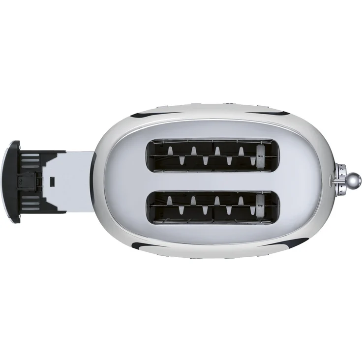Smeg TSF01SSEU Doppelschlitztoaster, 950W, 6 Bräunungsstufen, chrom – Bild 2