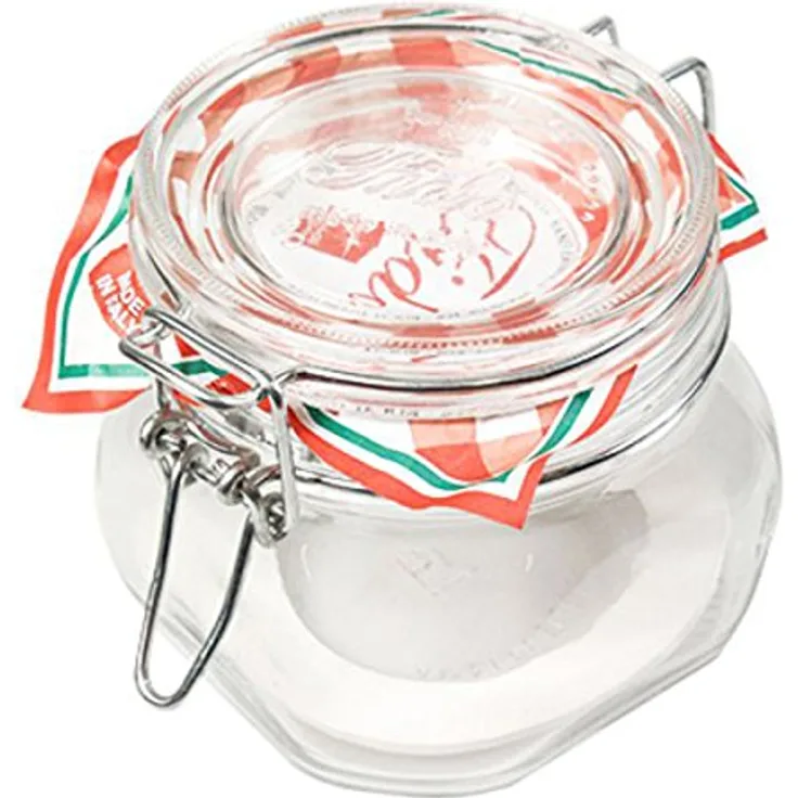 Einmachglas mit Bügelverschluss - Original Bormioli Fido - Größe: 0.5 Liter