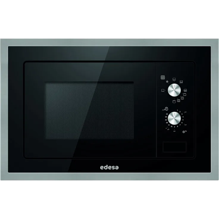 Edesa EMW-2010-IG XBK Mikrowelle, Einbaugerät, 20 l Garraumvolumen, 1000 Watt, schwarz