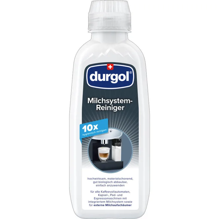 Durgol Milchsystem-Reiniger, Kaffeemaschinenreiniger, für Kaffeemaschinen und Milchschäumer, 500 ml, 4-167