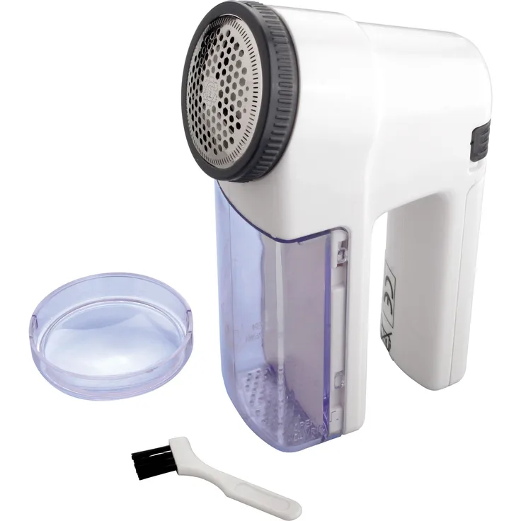 WENKO 4814110100 Wollrasierer Jumbo - batteriebetrieben, Kunststoff - ABS, 8 x 16 x 5.5 cm, Weiß