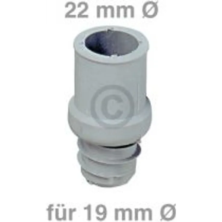 AblaufschlauchEndstück 22mmØ für 19mmØ