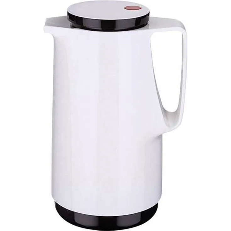 ROTPUNKT Isolierkanne 760 MAXIMA 1,0 l | Zweifunktions-Drehverschluss | BPA Frei- gesundes Trinken | Made in Germany | snow – Bild 1