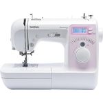 Brother Innov-is 10 Anniversary Freiarm-Nähmaschine 16 Nähprogramme Nählicht Rückwärtsnähen Display Freiarm-Nähmaschine, weiß, rosa
