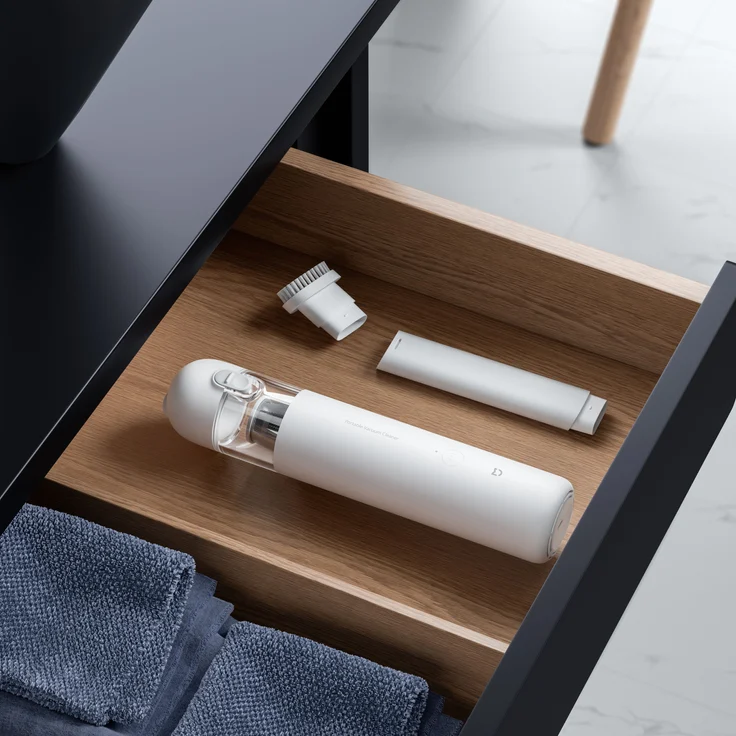 Xiaomi Mi Vacuum Cleaner Mini BHR4562GL Kleinstaubsauger, 30 min Akkubetrieb, 6.000 Pa Saugleistung, 8.800 Umdrehung pro min, HEPA-Filter, weiß – Bild 19