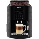 Krups Arabica Display EA8150 Kaffeevollautomat mit integriertem Mahlwerk, 1450 Watt, integrierte Reinigungsprogramme, Memory-Funktion, schwarz