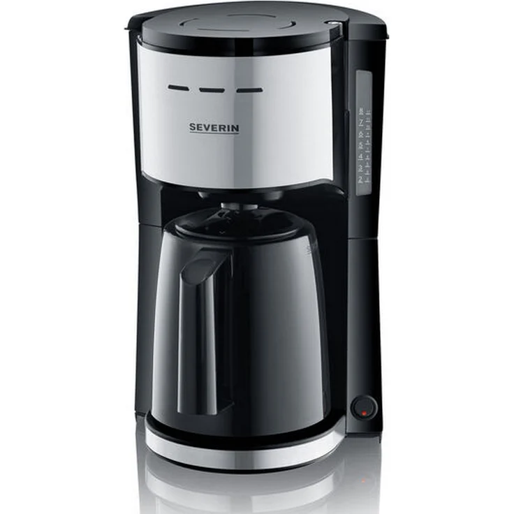 Severin KA 9251 Filterkaffeemaschine mit Thermokanne - schwarz-Edelstahl #4008146033551 – Bild 1
