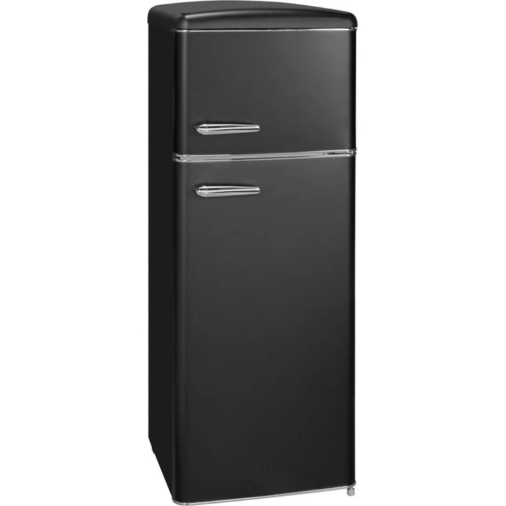 Exquisit RKGC270-45-H-160E Kühl-Gefrierkombination, freistehend, mattschwarz, LED, Breite 54.5 cm, Energieklasse E – Bild 4