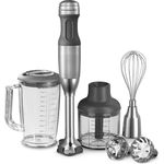 KitchenAid 5KHB2571ESX Stabmixer-Set 180W, 5 Geschwindigkeitsstufen, 3 Messer-Aufsätze, silber