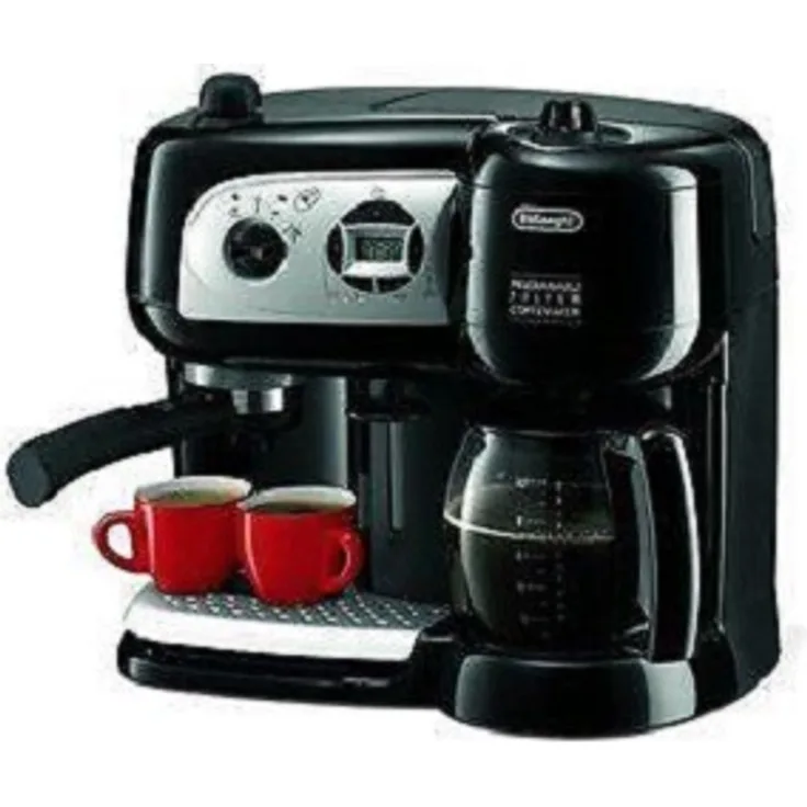 De'Longhi BCO264.1 Espressomaschine und Kaffeemaschine in einem, mit Pumpe, Schwarz, 38 x 24 x 35 cm