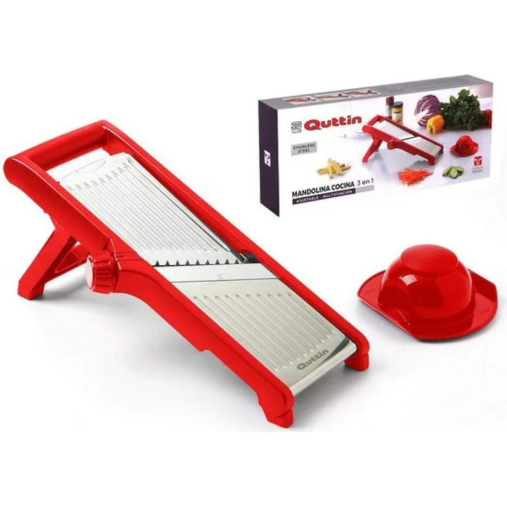 Quttin S2201765 Gemüsehobel, Edelstahl, mehrfarbig