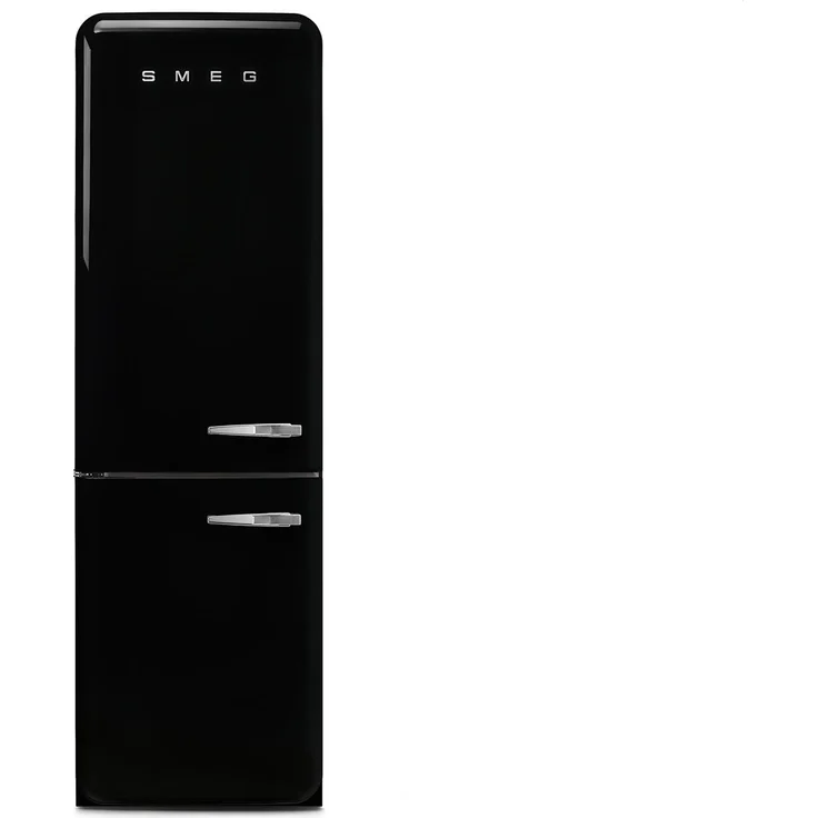 Smeg FAB32LBL5 Kühl-Gefrierkombination, freistehend, schwarz, Energieklasse D – Bild 1