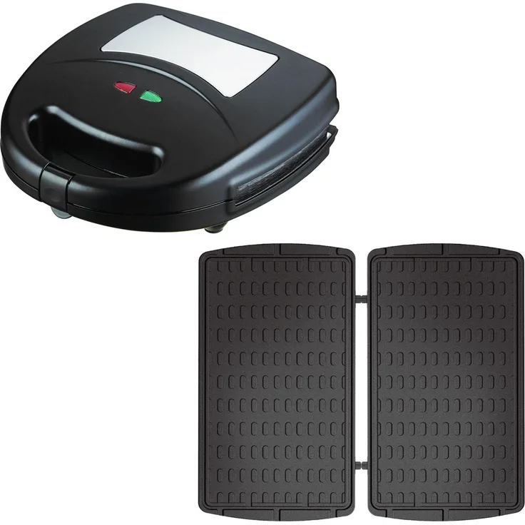 Thin Waffle Maker Kombigerät mit wechselbaren Platten