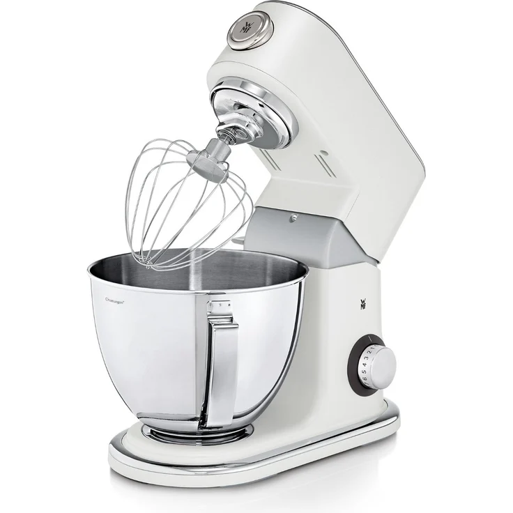 WMF Profi Plus Küchenmaschine, 1000 W, Cromargan-Rührschüssel 5 l, planetarisches Rührwerk, 8 Geschwindigkeitsstufen, metal white – Bild 2