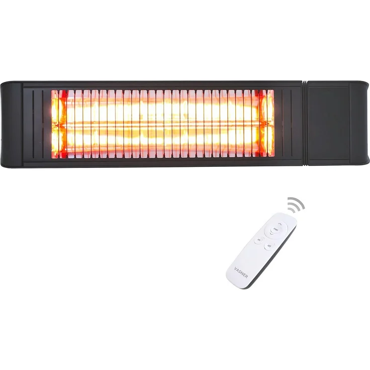 Vasner Heizstrahler Teras X20, 2000 W, Heizstufen, inkl. Fernbedienung und Halterung, Heizstrahler – Bild 1