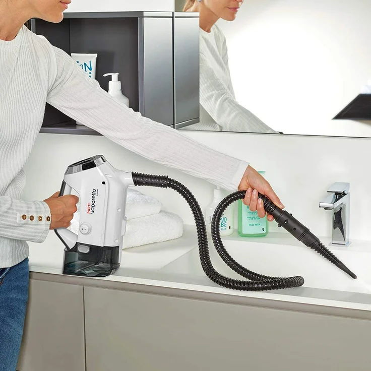 Polti Vaporetto 3 Clean PTEU0295, Dampfsauger, tötet und beseitigt 99,9% der Viren, Keime und Bakterien, Weiss, 1800 W – Bild 5