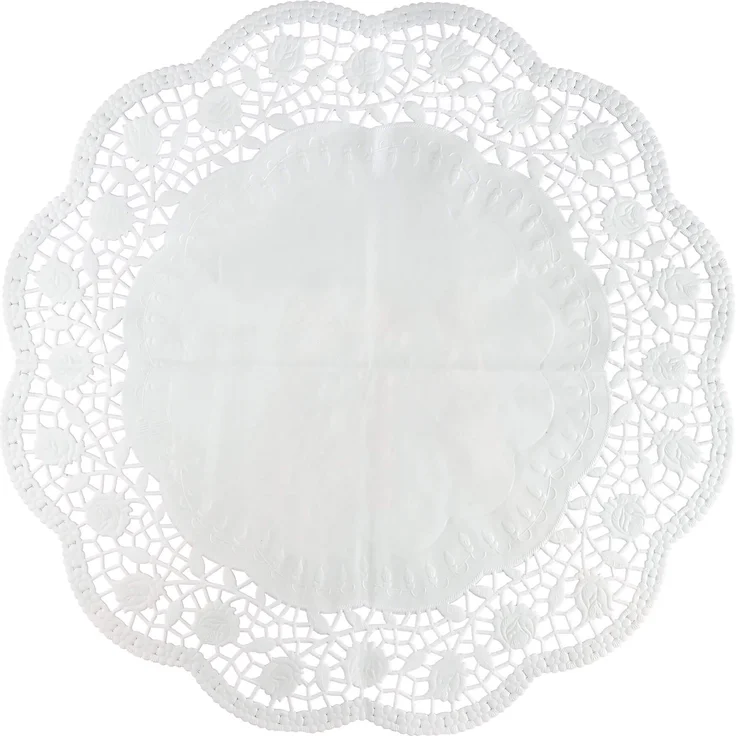 Zenker 15 Tortendeckchen aus Papier, 35 cm in weiß – Bild 2