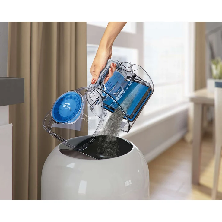 Philips beutelloser Staubsauger PowerPro Compact FC9331-09 (1,5 L Staubvolumen, integriertes Zubehör) schwarz  – Bild 8