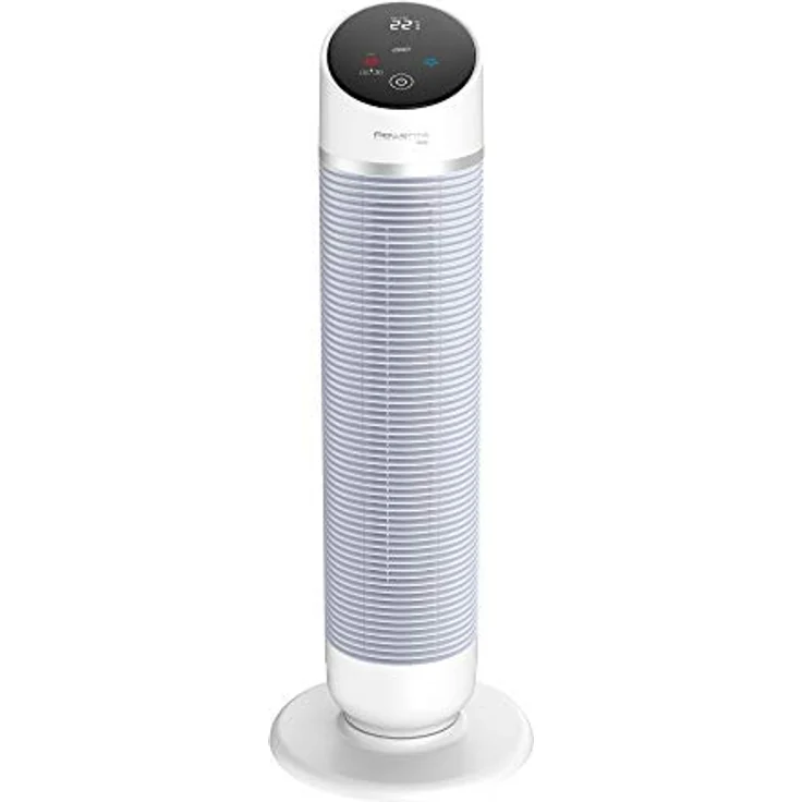Rowenta HQ8120 Silent Comfort 3in1 Turmventilator | Heizlüfter- und Ventilatorfunktion | filtert die Luft | Eco-Heizmodus | Smart-Modus | Fernbedienung | Timer | Auto-Off | Weiß, Heizlüfter – Bild 1