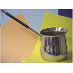 Bialetti Türkische Kaffeekanne Tassen 3, Edelstahl, Grau