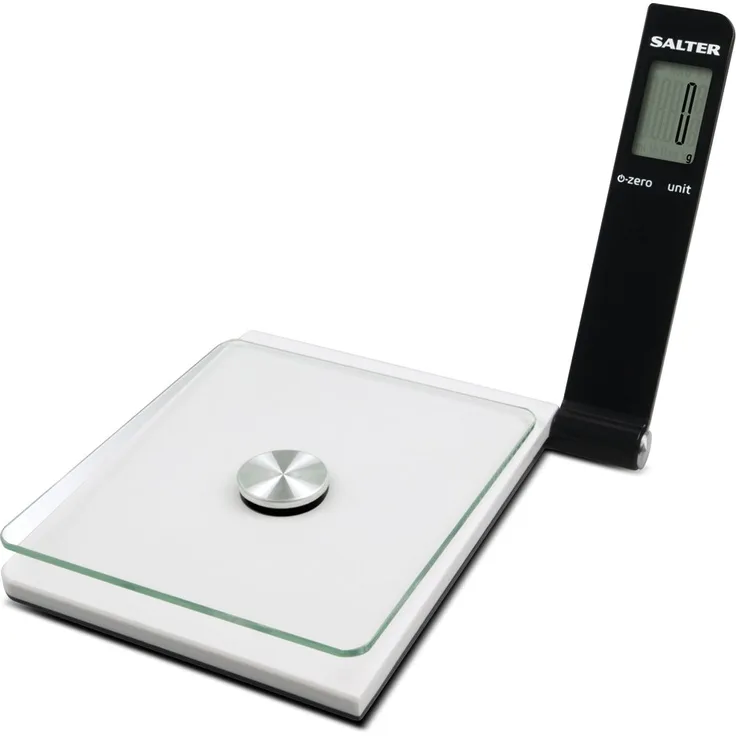 Salter 1054 WHBKDR Leicht lesbare elektronische Küchenwaage, weiß