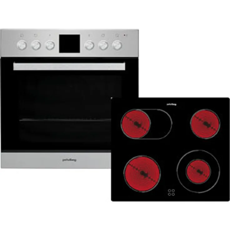 Privileg SET PV510 IN, Herd-Set, Einbaugerät, Energieeffizienzklasse A, Volumen 65 Liter, Hydrolytische Reinigung