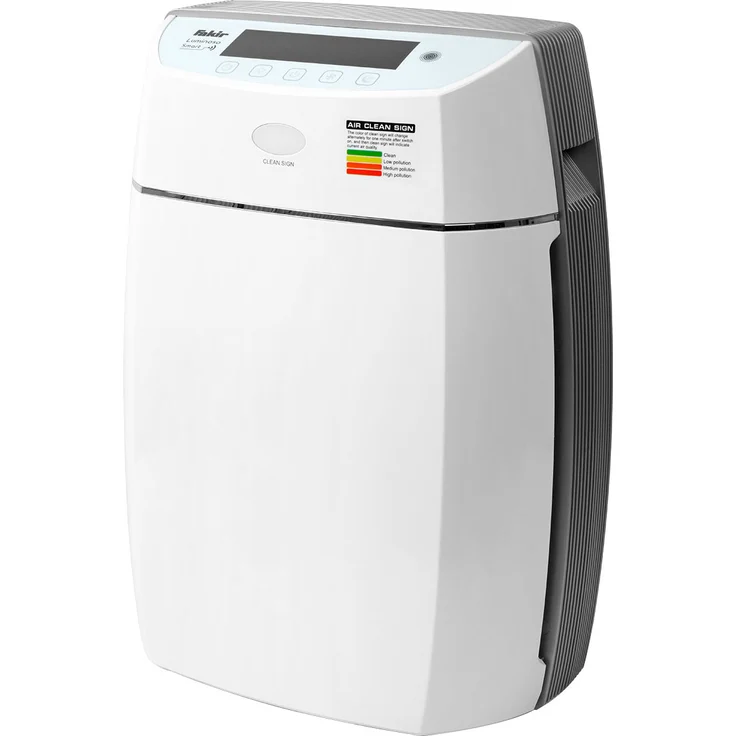 Fakir Luminoso Smart Luftreiniger, bis 50 m², CADR 265 m³-h, Ionen-Technologie, WiFi, 6-fach Filtersystem, 50 W, weiß (6749006)